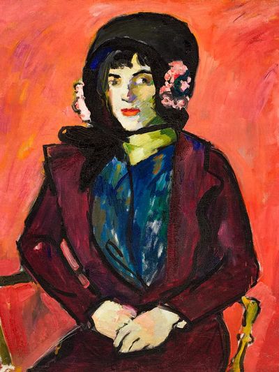 Portrait of a Woman — Expressionism Print. poster print