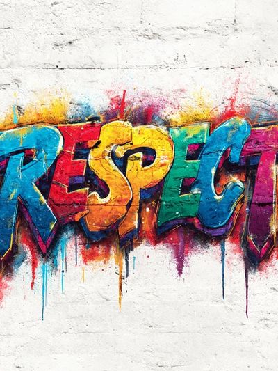 Respect — Street Art Print. poster print