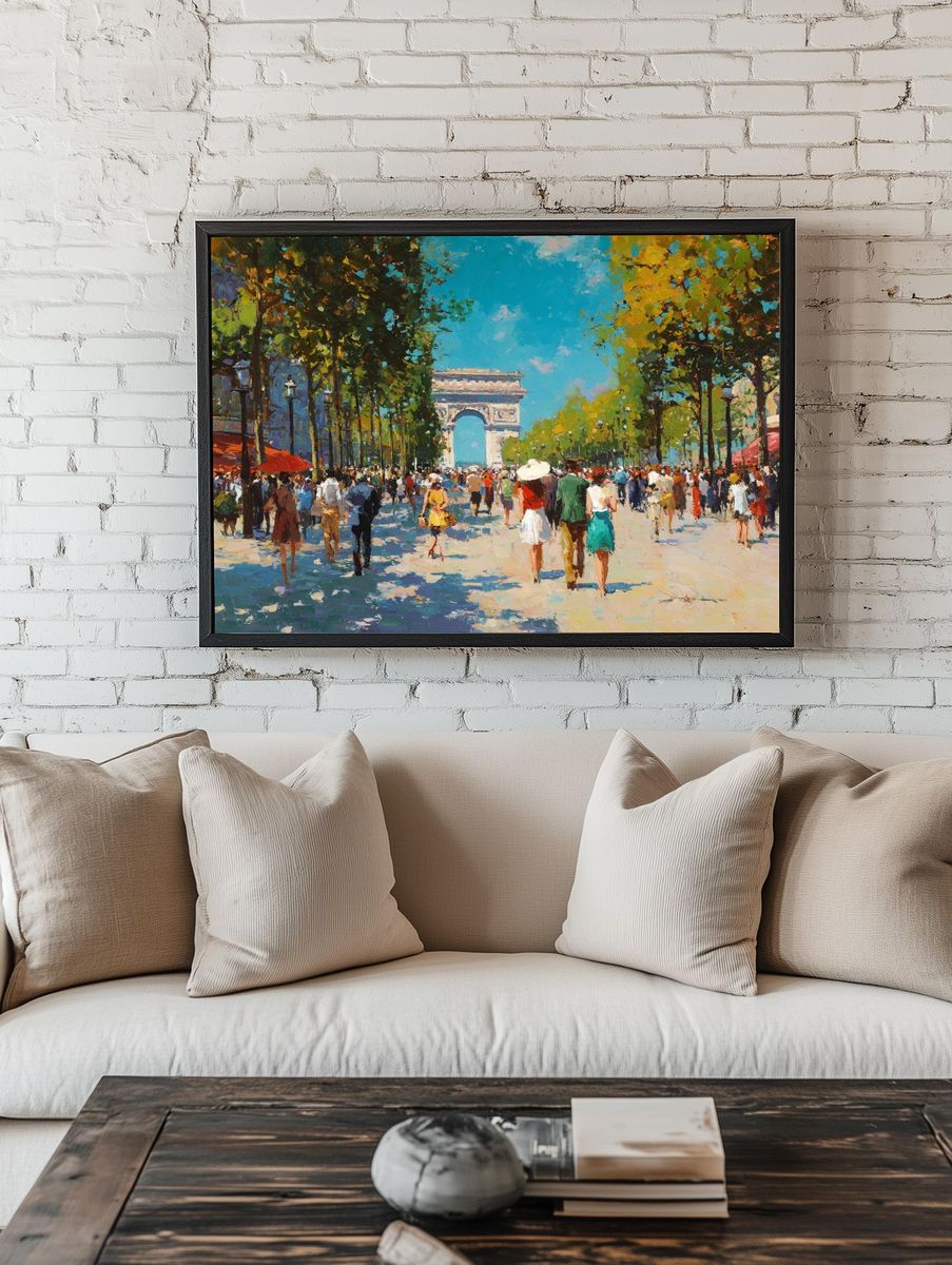 Arc de Triomphe — Impressionist Print room preview