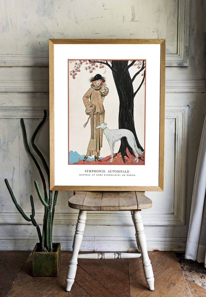 Vintage Fashion by George Barbier — Art Print room preview