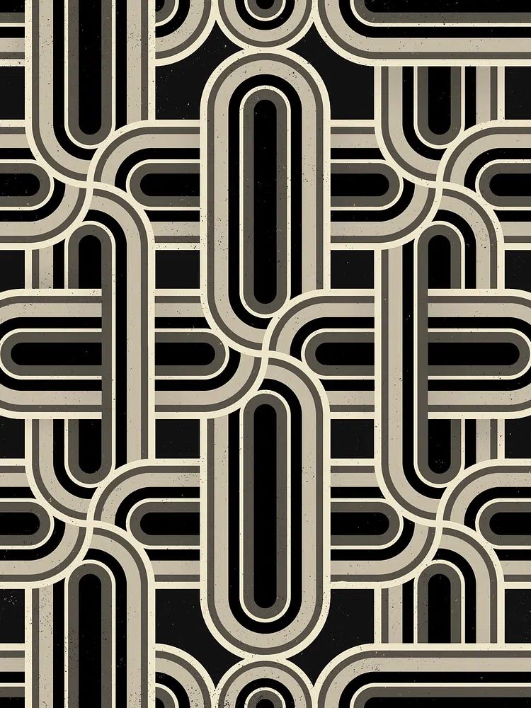 Interlaced Pattern — Art Print. poster detail
