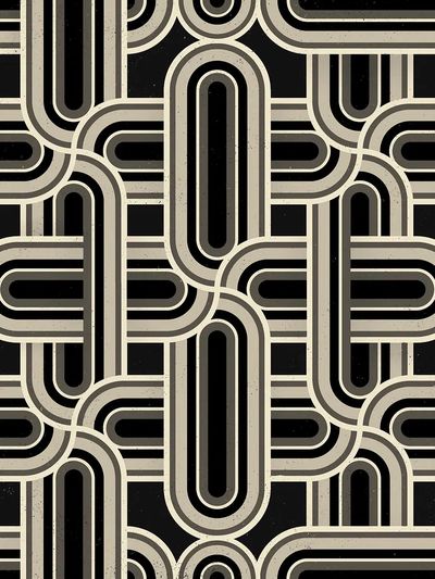Interlaced Pattern — Art Print. poster print