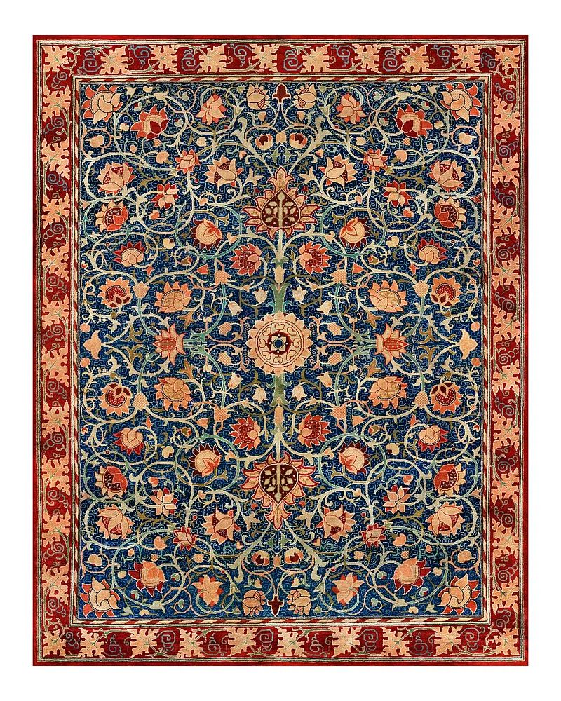 Holland park carpet vintage illustration. poster — fine-art art