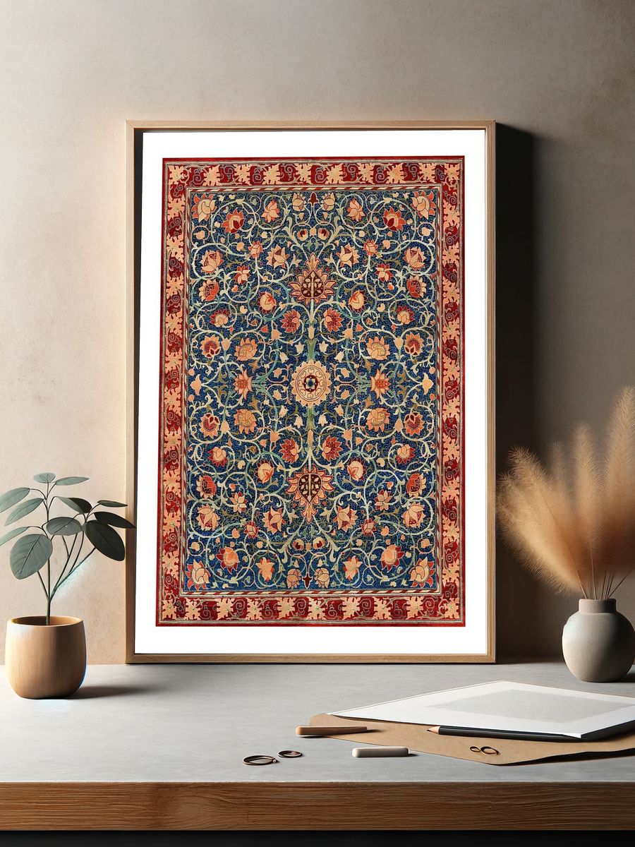 Holland park carpet vintage illustration. — room view 2