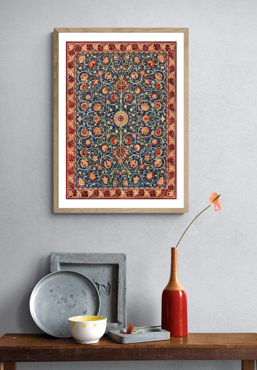 Holland park carpet vintage illustration. — room view 3