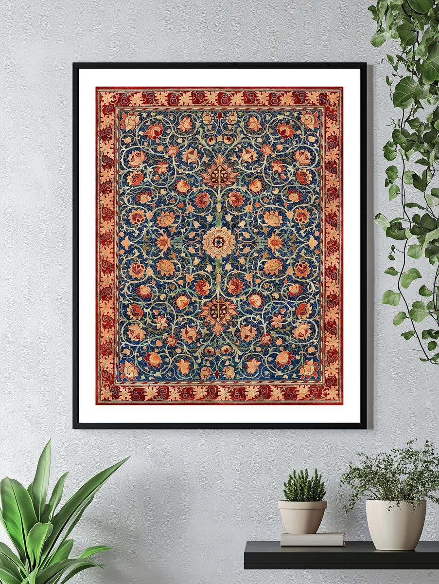 Holland park carpet vintage illustration. — room view 4