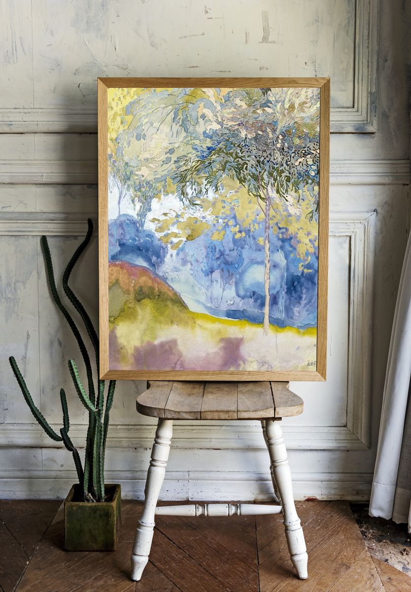 Boomrijk landschap by Georges de Feure (1878) — Art Print room preview