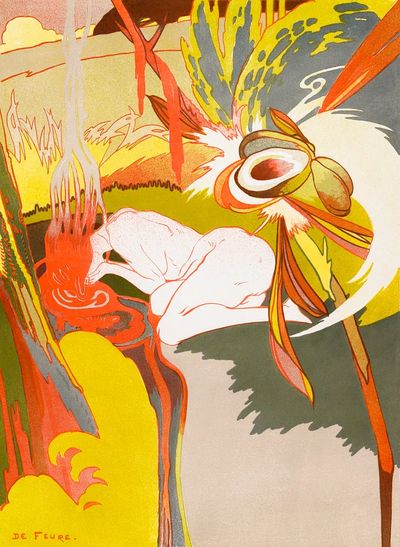 La source du Mal by Georges de Feure (1894) — Art Print. poster print