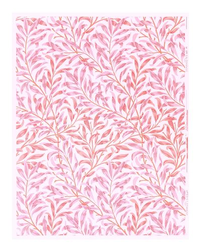 Willow wallpaper pattern wall art. poster print