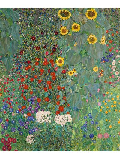Klimt Wall Art, Farm Garden. poster