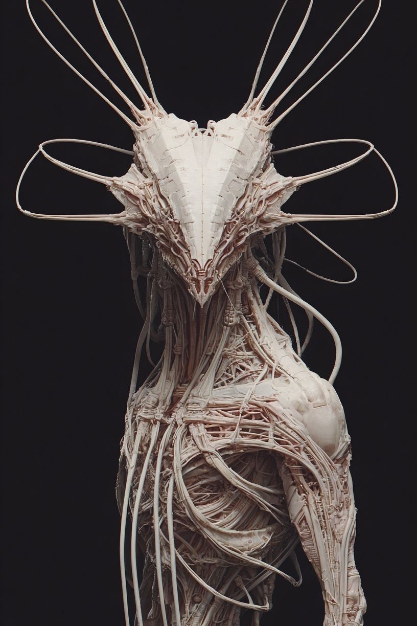 Abstract Creature Sculpture Poster. | The Poster Stars