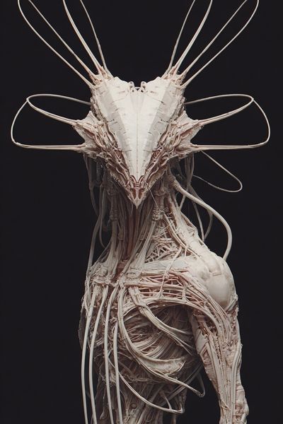 Abstract Creature Sculpture Poster. poster print