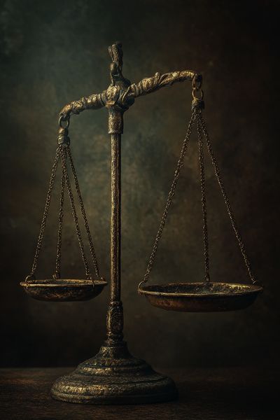 Antique Scales Photography Poster.