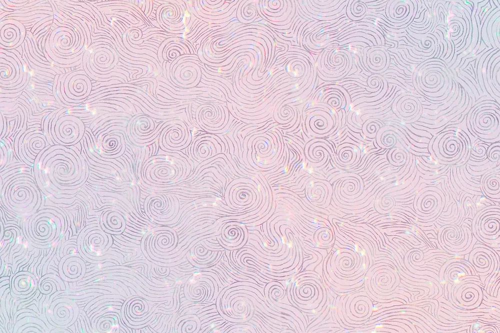 Nature holographic pattern remix artwork. poster — abstract art