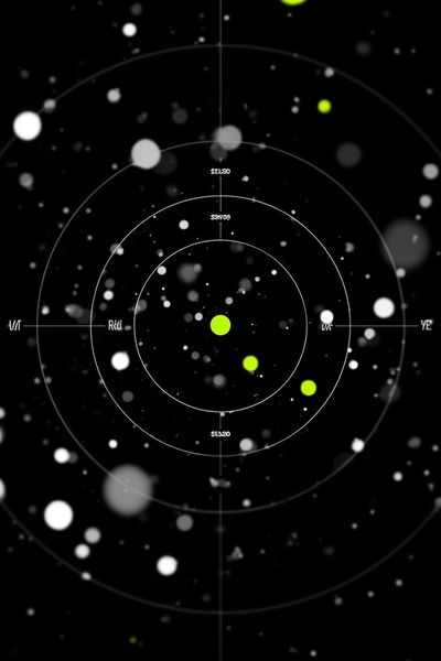 Abstract Space Visualization Poster. poster print