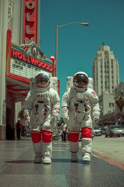Astronauts in Hollywood
