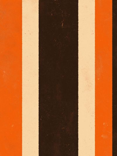 Retro Striped Abstract Poster. poster