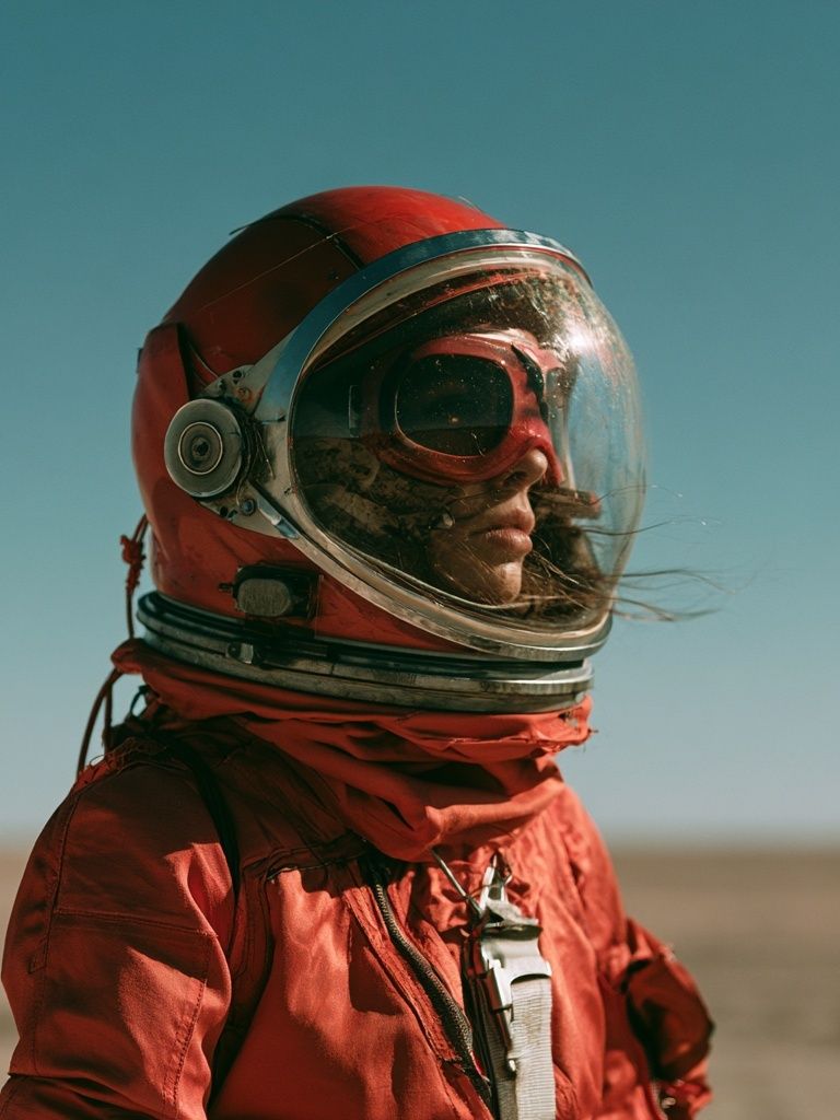 Astronaut Portrait Photography Poster. poster — photography art
