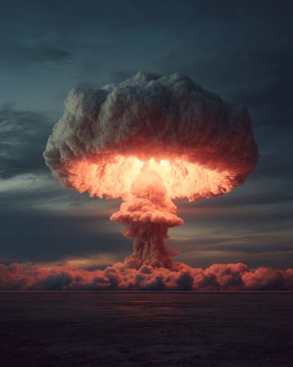 Atomic Mushroom Cloud Poster. poster detail