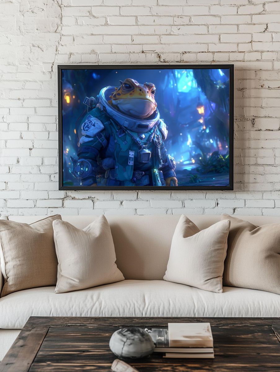 Astronaut Toad Digital-Art Poster room preview