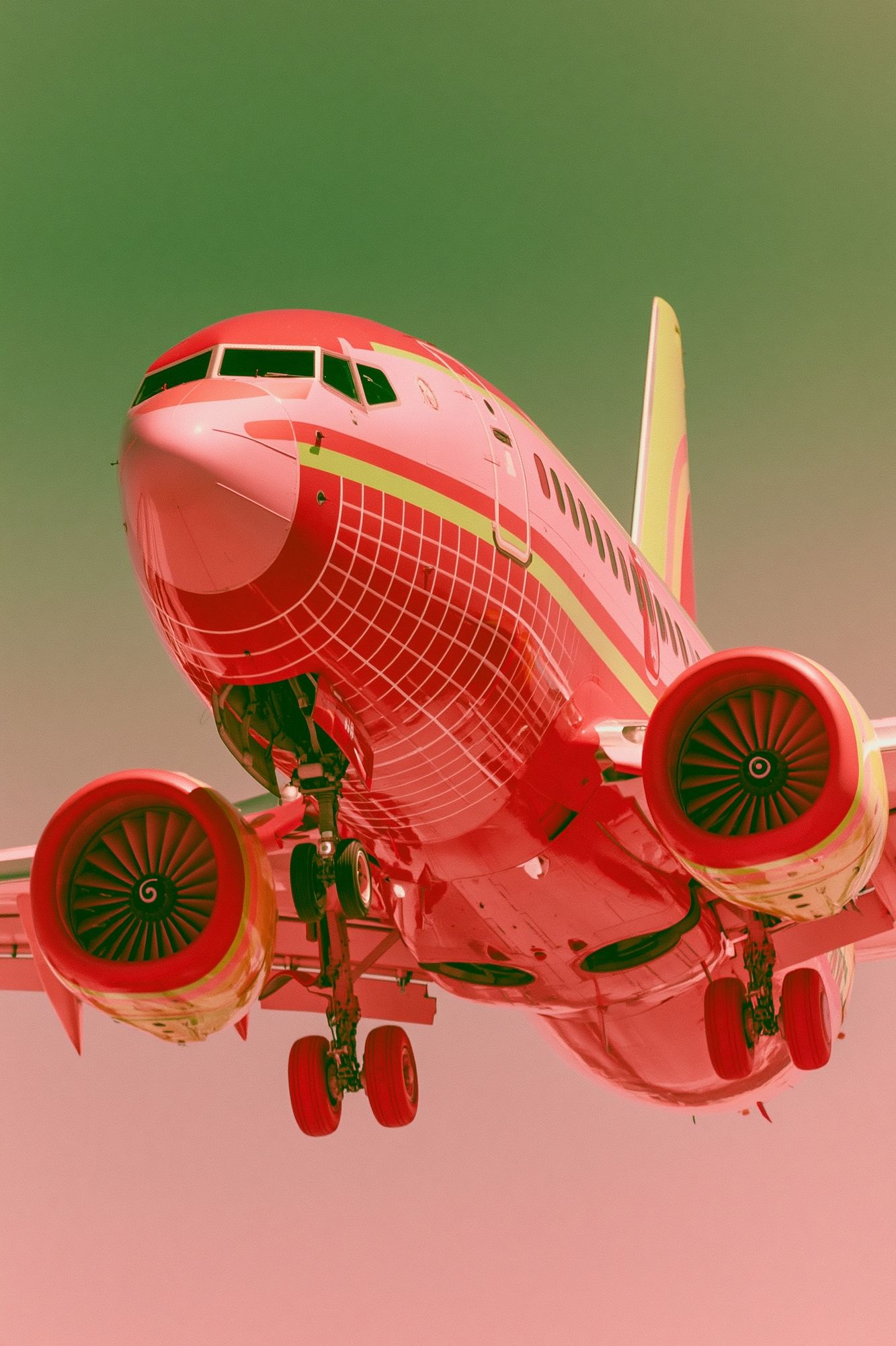 Retro Jet Airplane Photography Poster. poster detail
