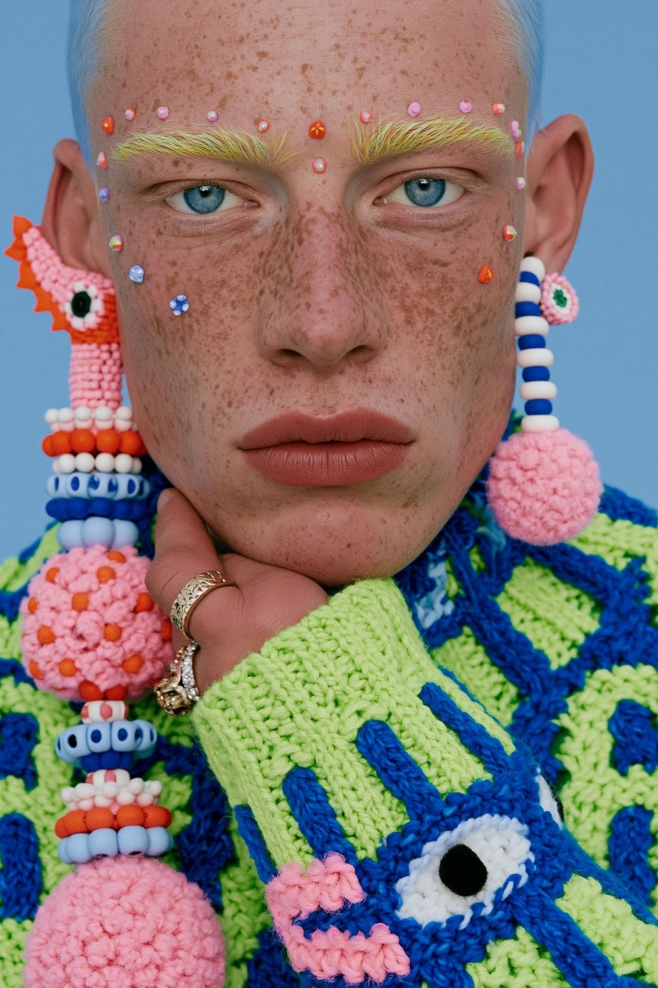 Avant-Garde Portrait Photography Poster. poster — photography art