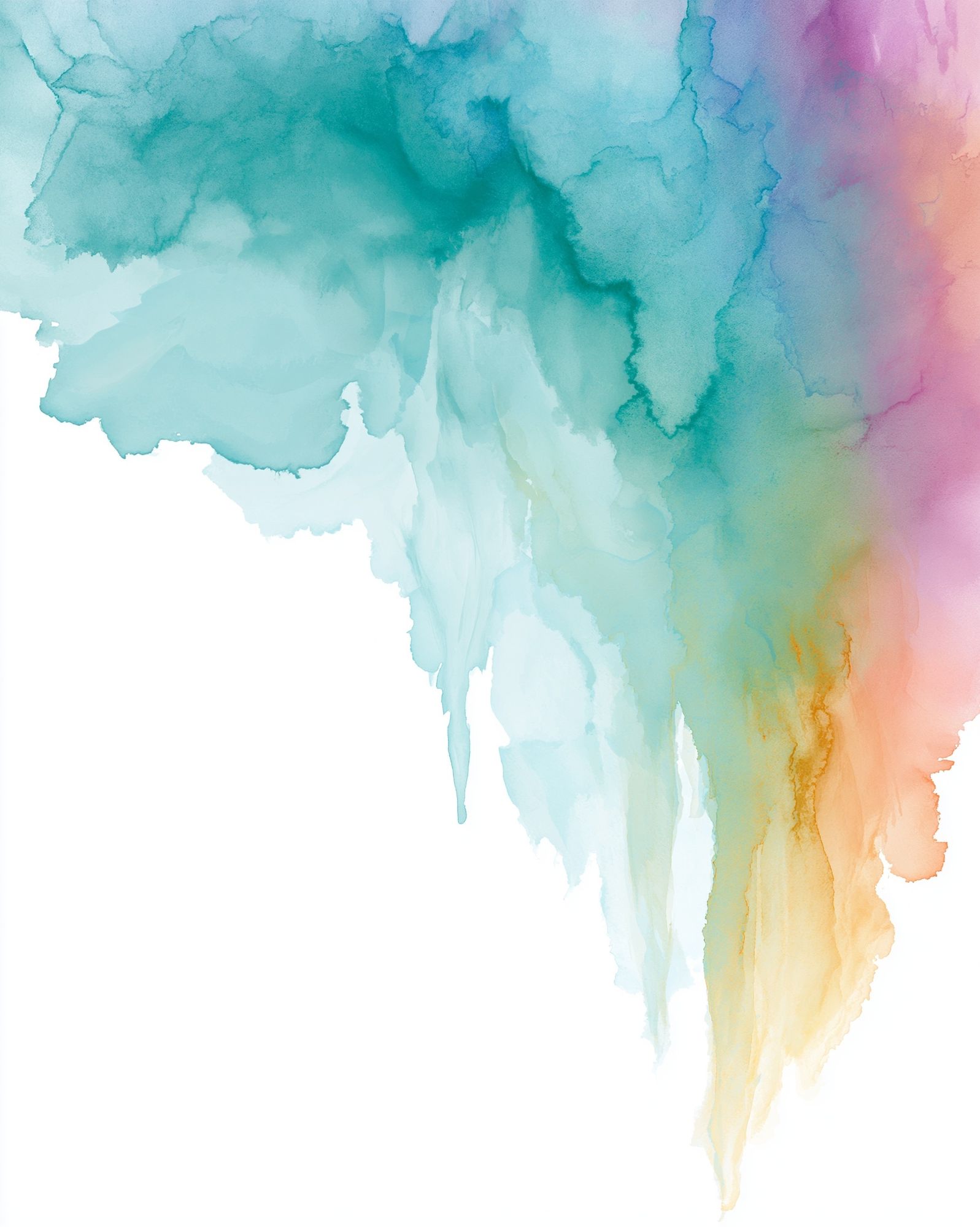 Pastel Watercolor Cloud Abstract Poster. poster — abstract art