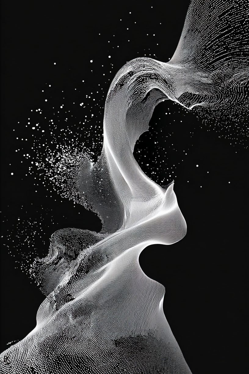 Abstract Waveform — Minimalist Print. poster detail