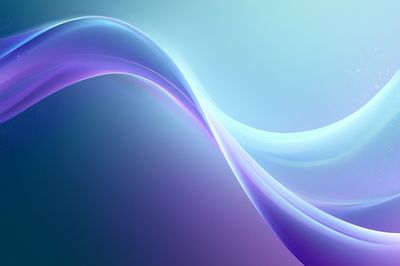 Aurora Wave Abstract Poster. poster