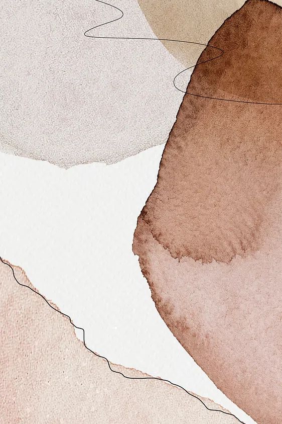Abstract Watercolor Shapes Poster. poster — abstract art