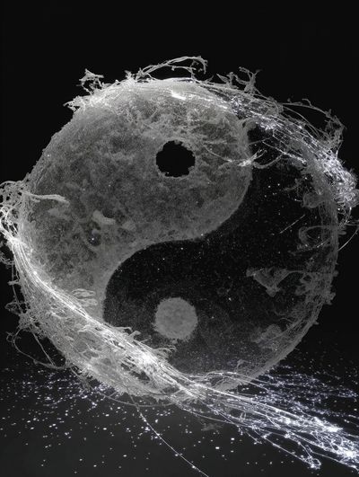 Yin Yang Cosmic Orb Poster. poster
