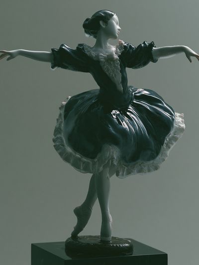 Ballet Figurine Surrealism Print. poster