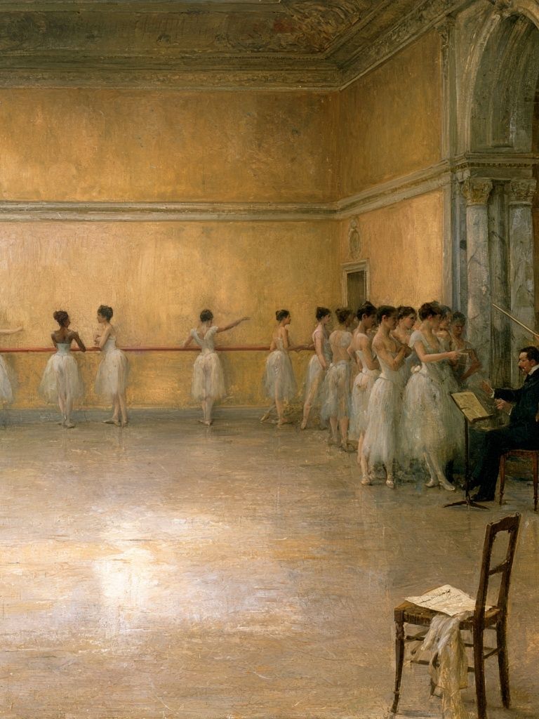 Ballet Rehearsal Fine-Art Poster. poster — fine-art art