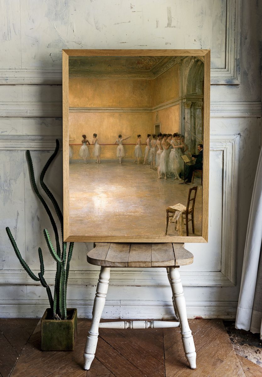 Ballet Rehearsal Fine-Art Poster. room preview