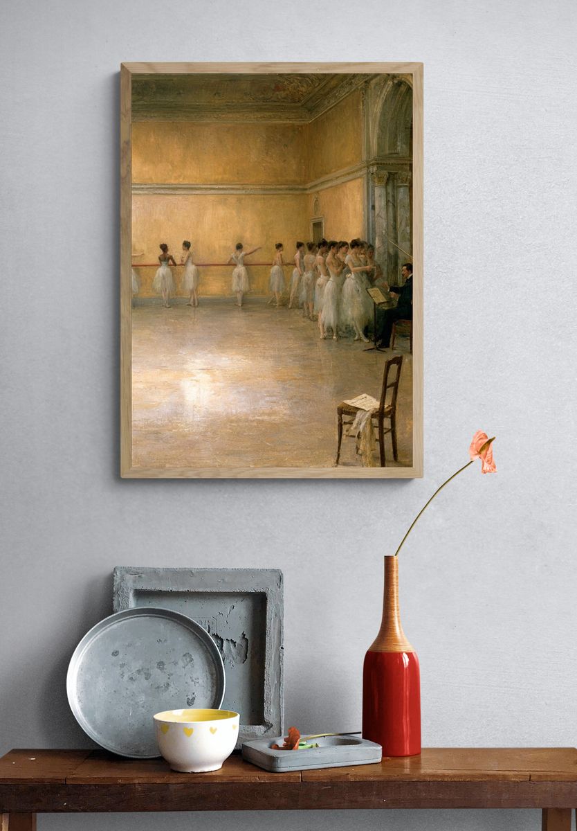 Ballet Rehearsal Fine-Art Poster. — room view 3