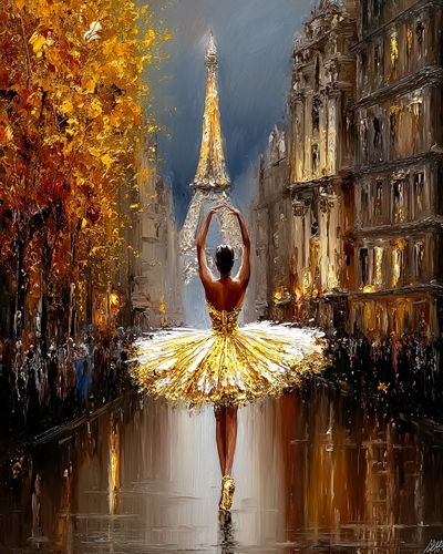 Ballet Dancer in Paris — Fine Art Print. poster print