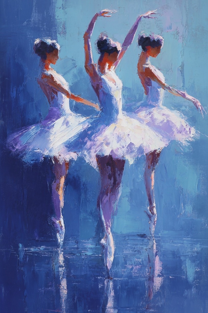 Ballet Dancers — Fine Art Print. poster detail