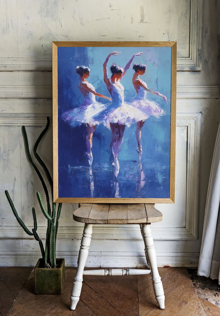 Ballet Dancers — Fine Art Print. room preview