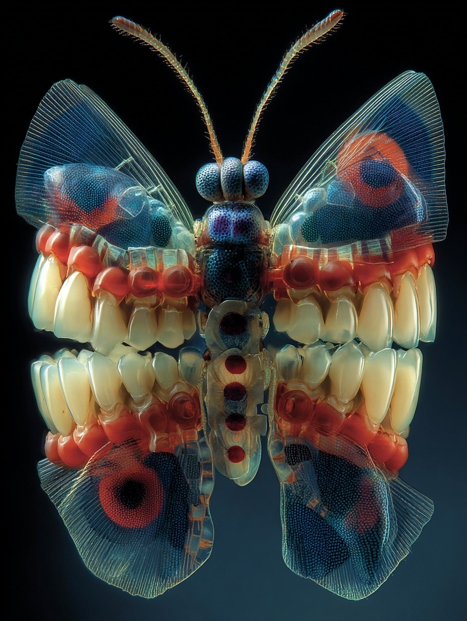 Butterfly Anatomy — Fine Art Print. poster — fine-art art