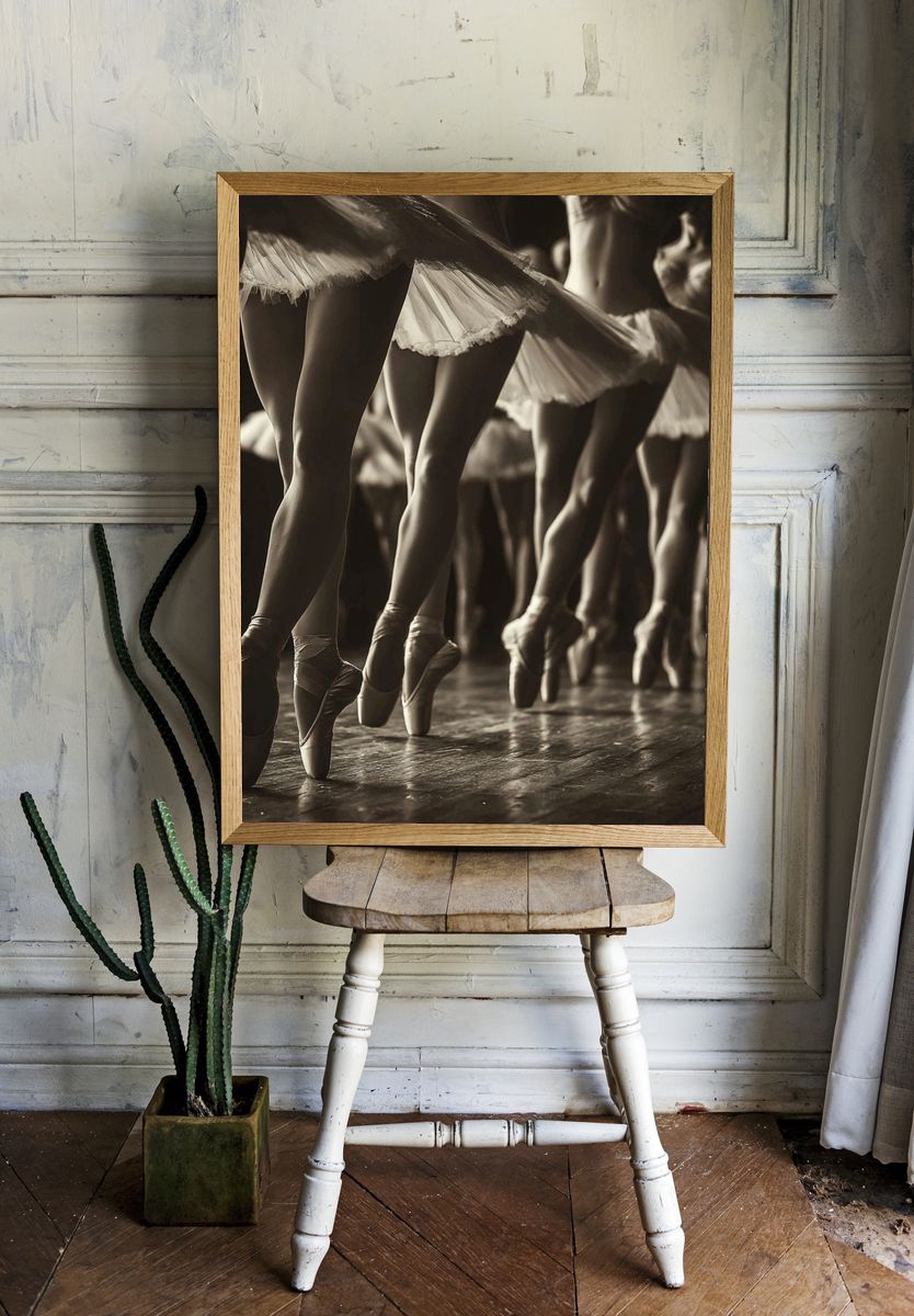 Ballet Dancers in Motion — Photography Print. — room view 1
