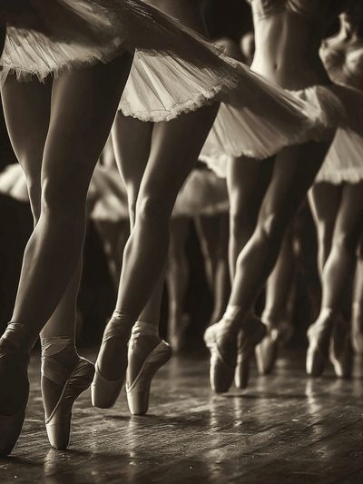 Ballet Dancers in Motion — Photography Print. poster