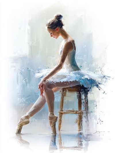 Ballet Dancer — Fine Art Print. poster print