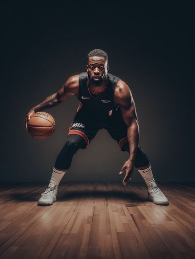 Basketball Player Action Poster.