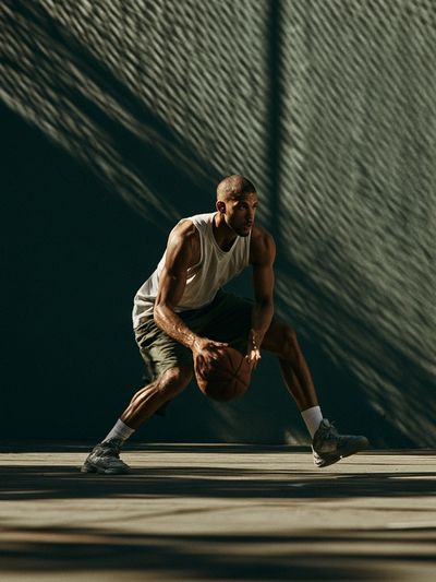 Basketball Dribble Photography Poster.
