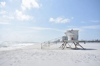 Lifeguard Tower at the Beach — Photography Print. poster print