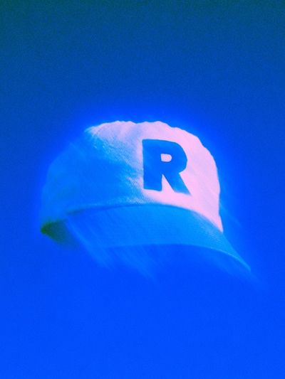 Blue Cap R Photography Poster. poster