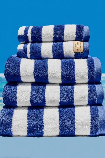 Striped Beach Towels — Summer Print. poster print