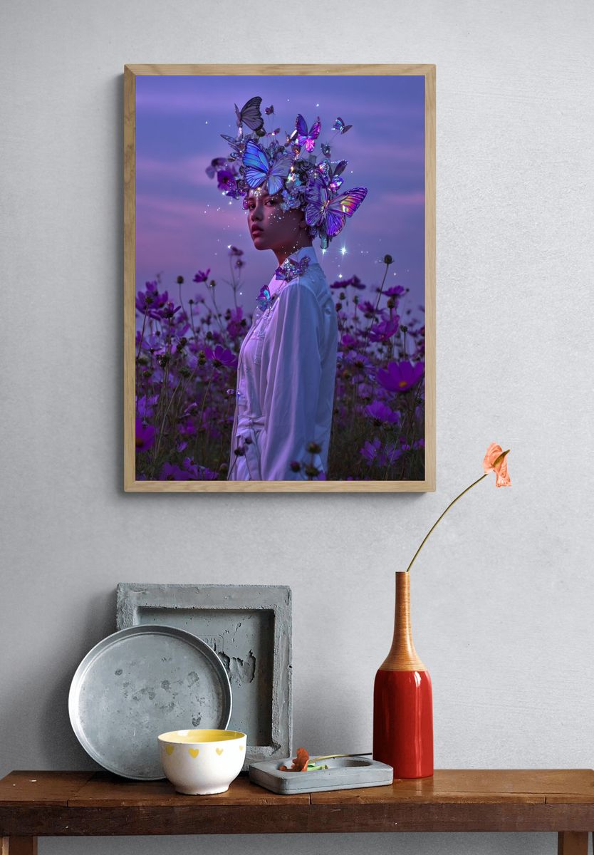 Butterfly Dream — Fine Art Print. — room view 3