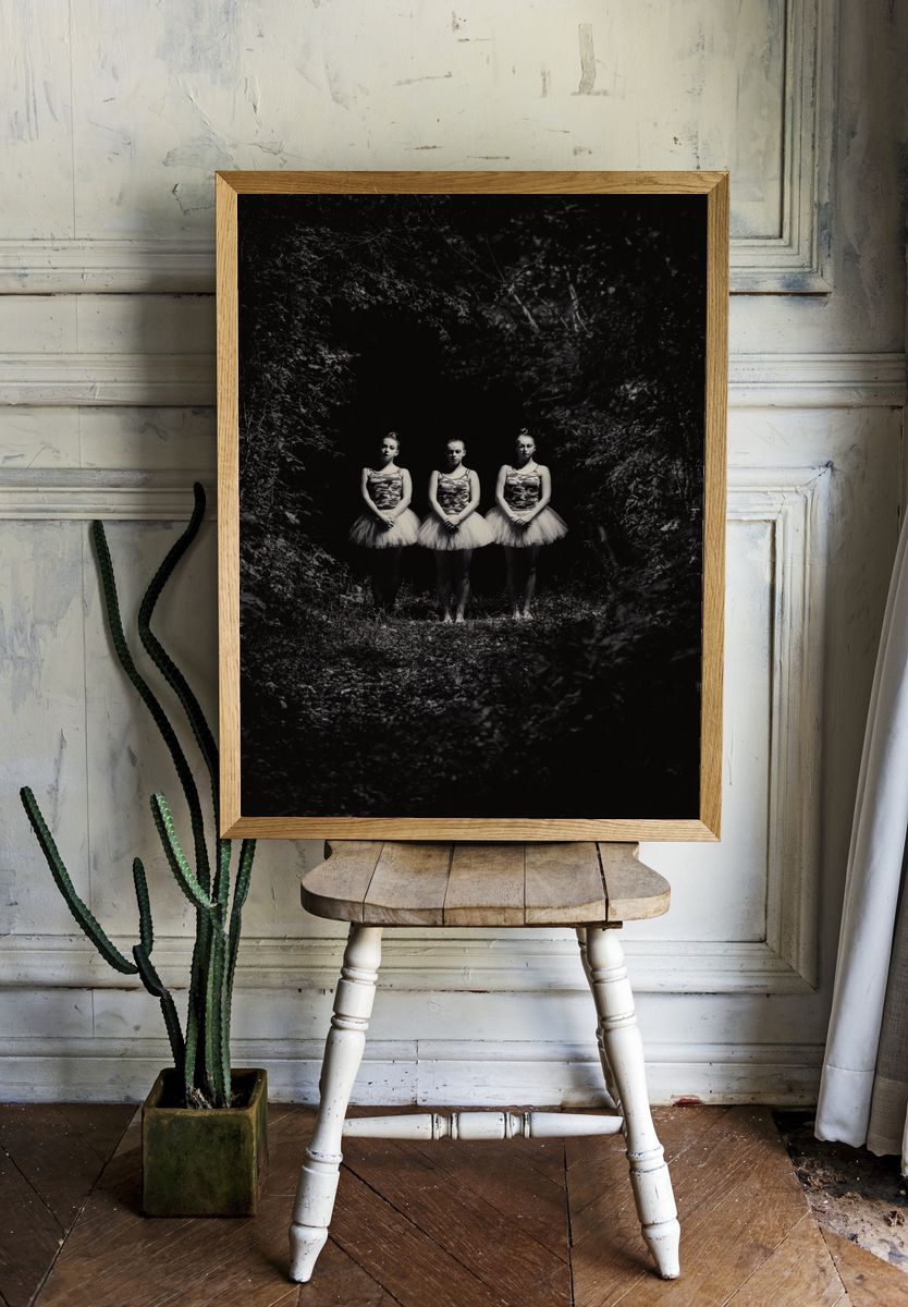 Ballet Dancers in the Forest — Fine Art Print room preview