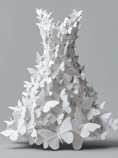 Butterfly Dress — Fine Art Print. poster print